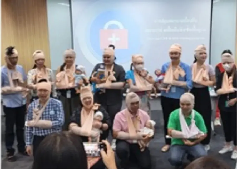 The first aid, CPR and AED usage